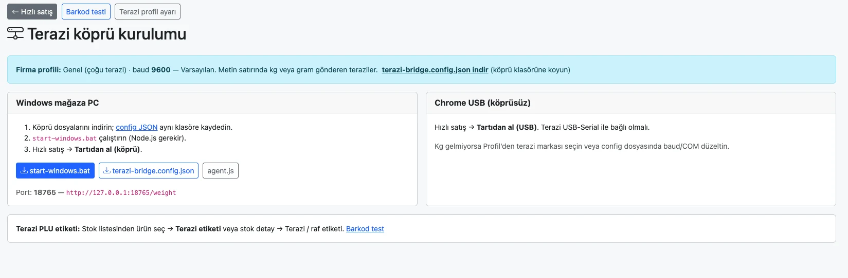 Tartılı ürünü gerçekten tartılı ürün olarak yönetin.