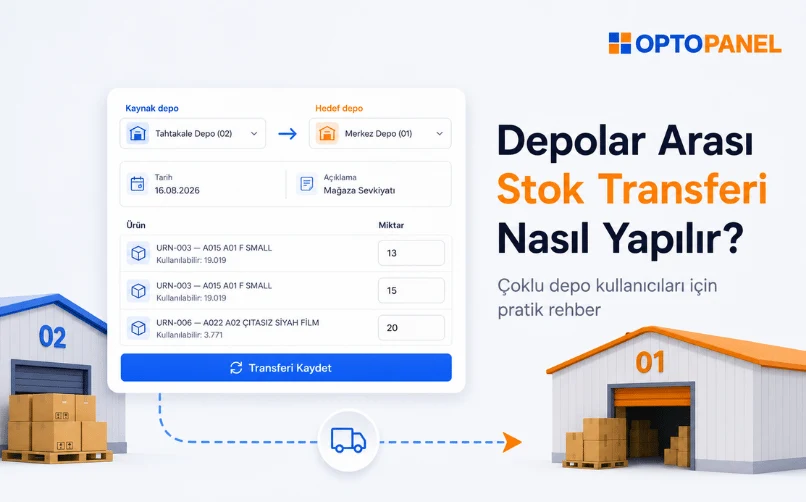 Depolar Arası Stok Transferi Nasıl Yapılır?