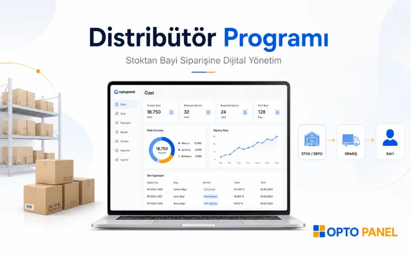 Distribütör Programı Nedir? Stoktan Bayi Siparişine Dijital Yönetim