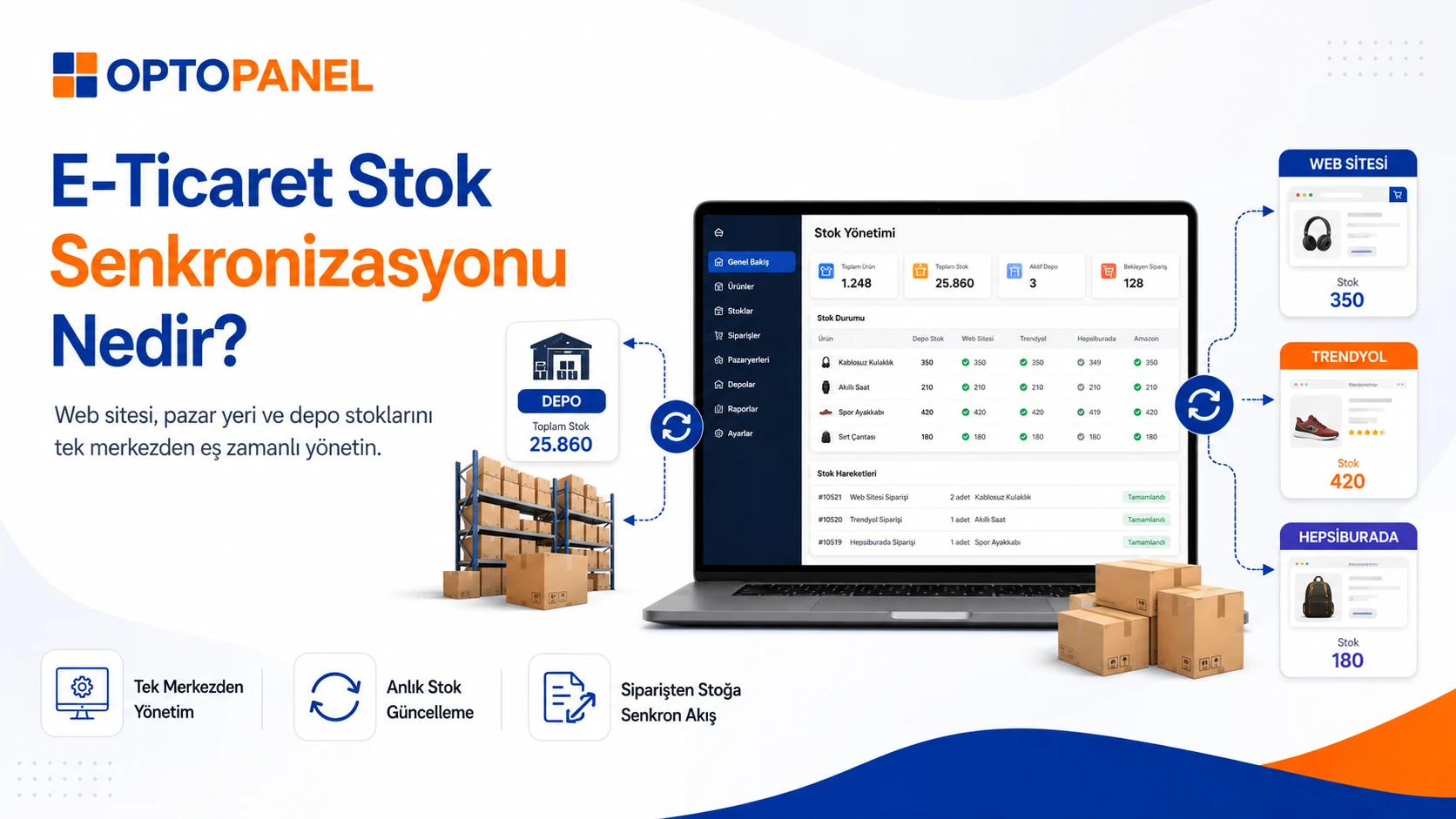 E-Ticaret Stok Senkronizasyonu Nedir?